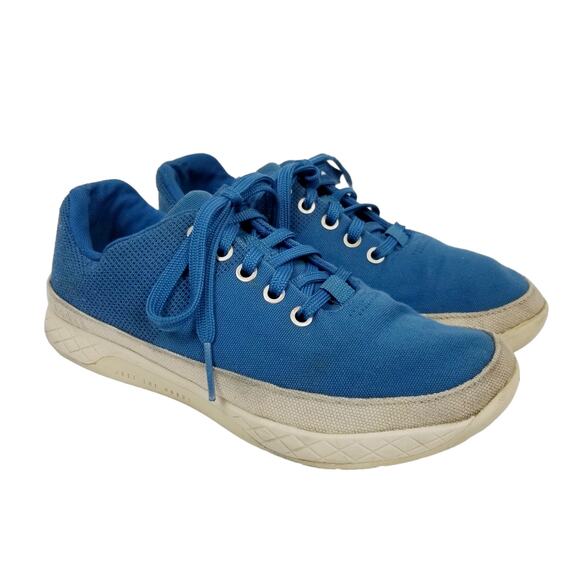 NOBULL Project Glacier Women's Blue Canvas Sneakers Size 7 - Picture 1 of 7